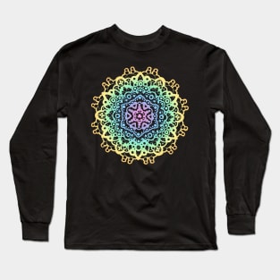 Colorful Mandala Long Sleeve T-Shirt